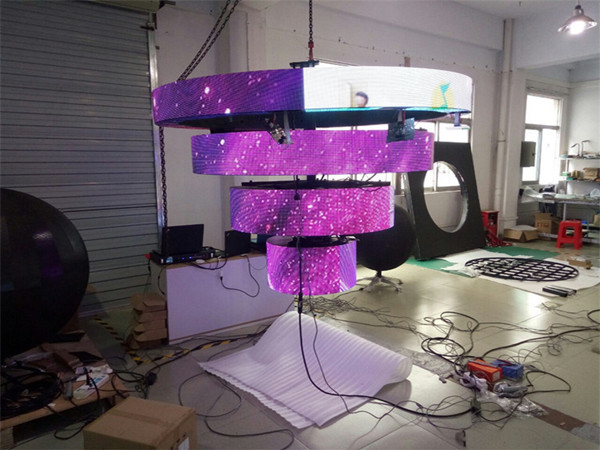 室内创意造型LED柔性屏